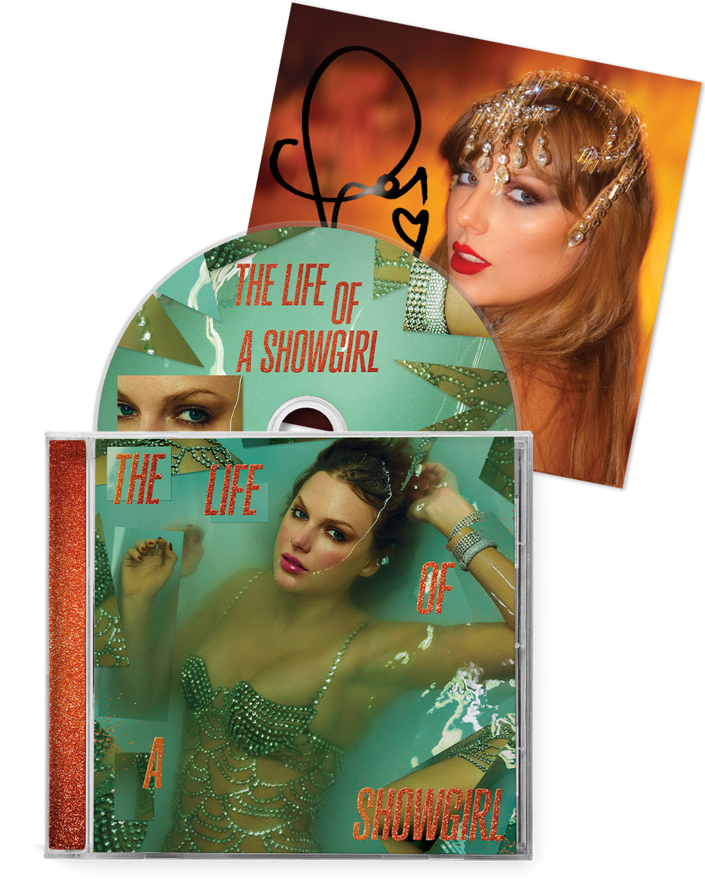 The Life of a Showgirl CD + Photo 1 Dédicacée à la main