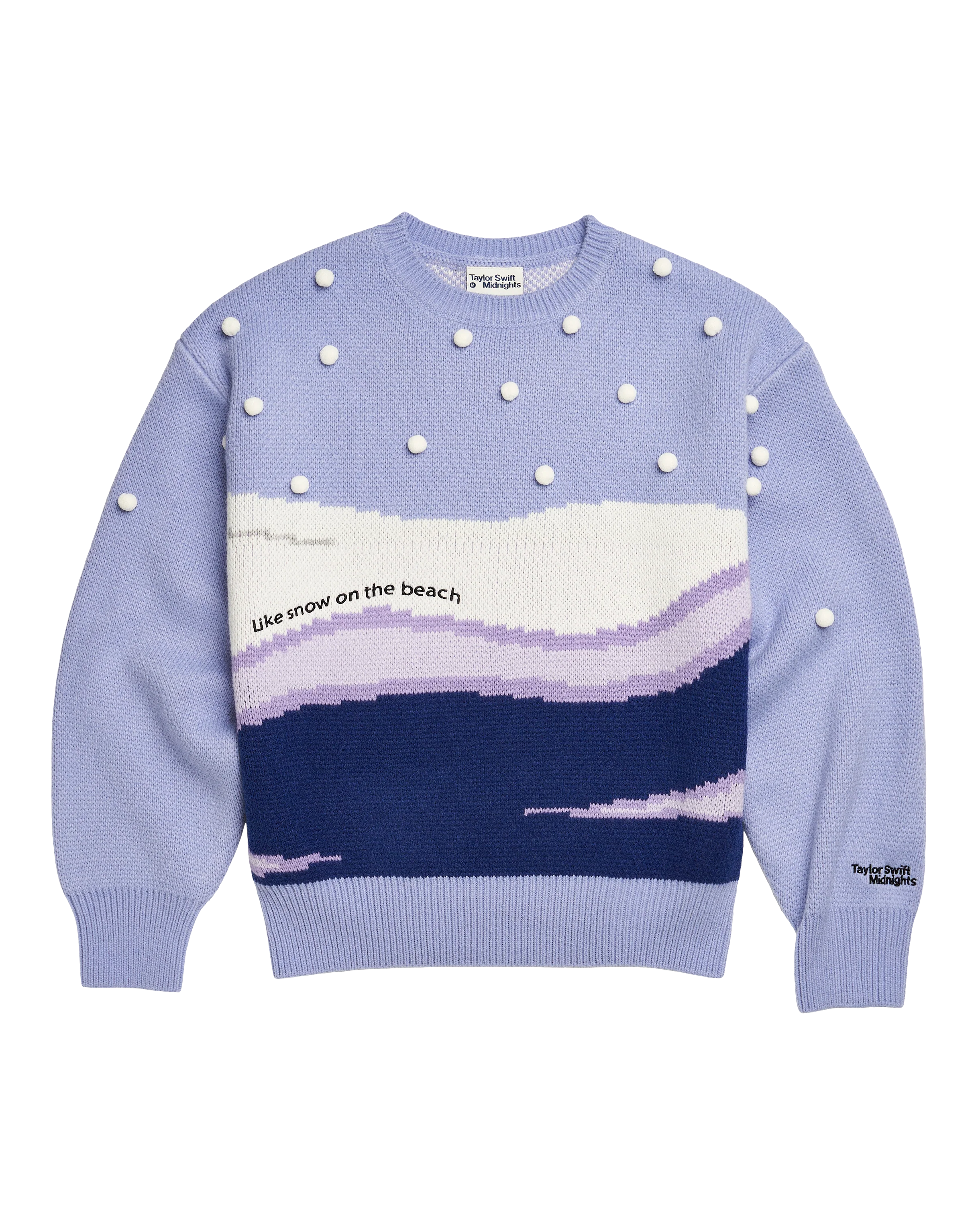 Like Snow On The Beach Sweater
