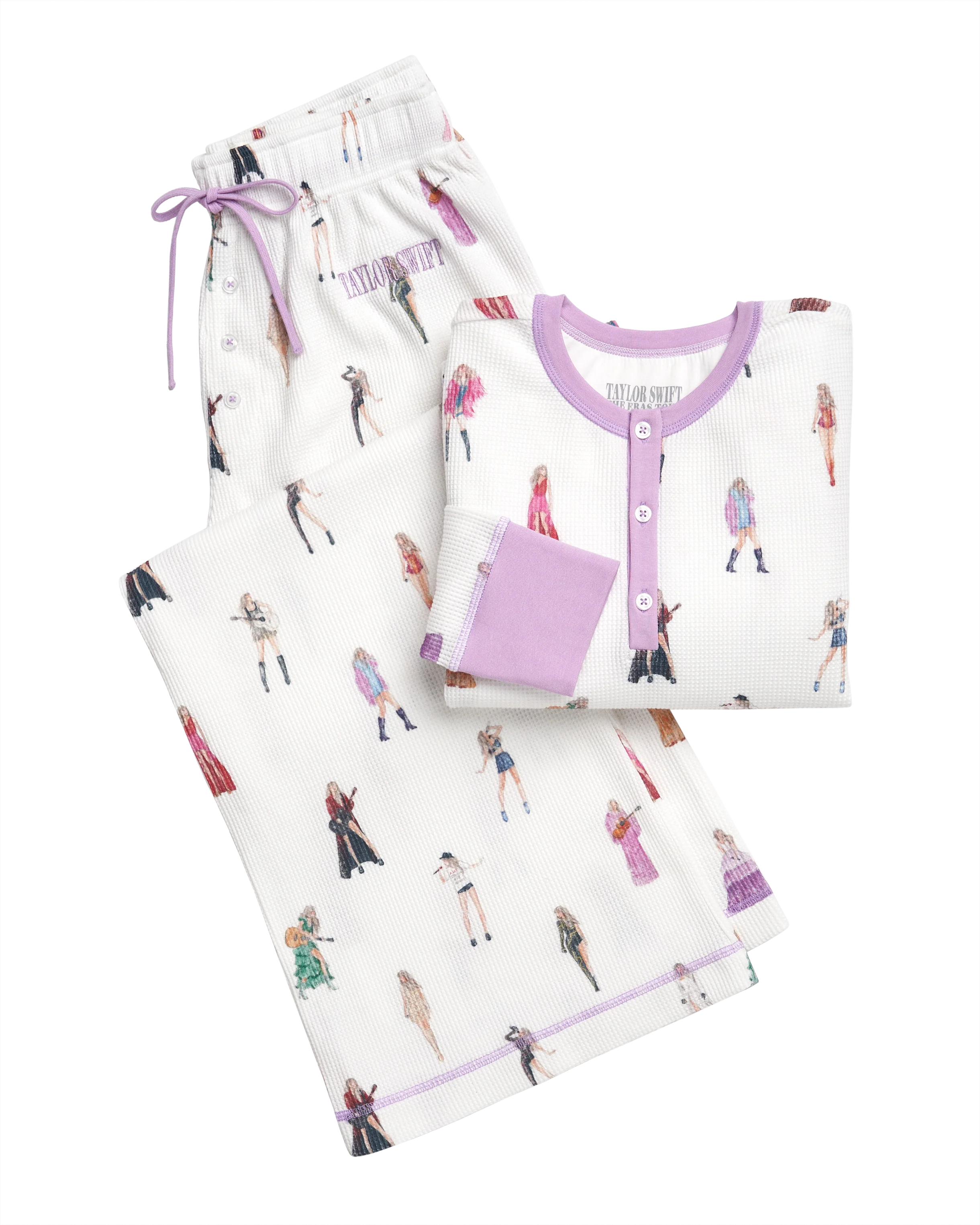 Taylor Swift | The Eras Tour Waffle Knit Pajama Set