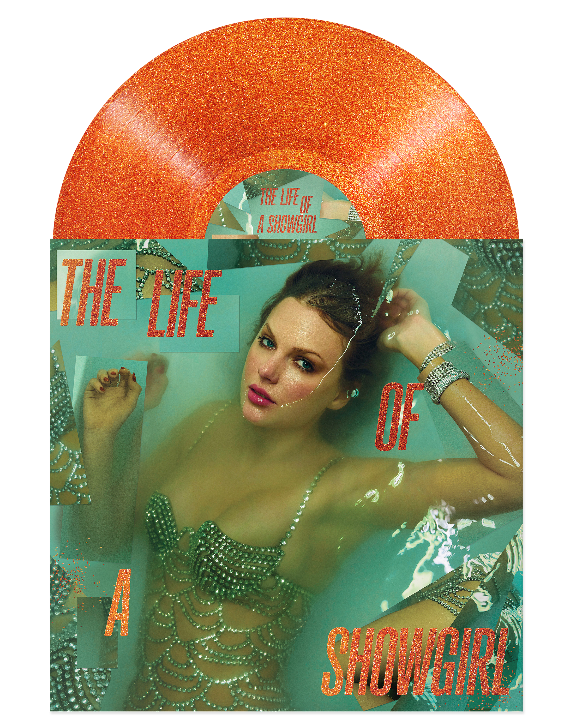 The Life of a Showgirl: Sweat and Vanilla Perfume Portofino Orange Glitter Vinyle