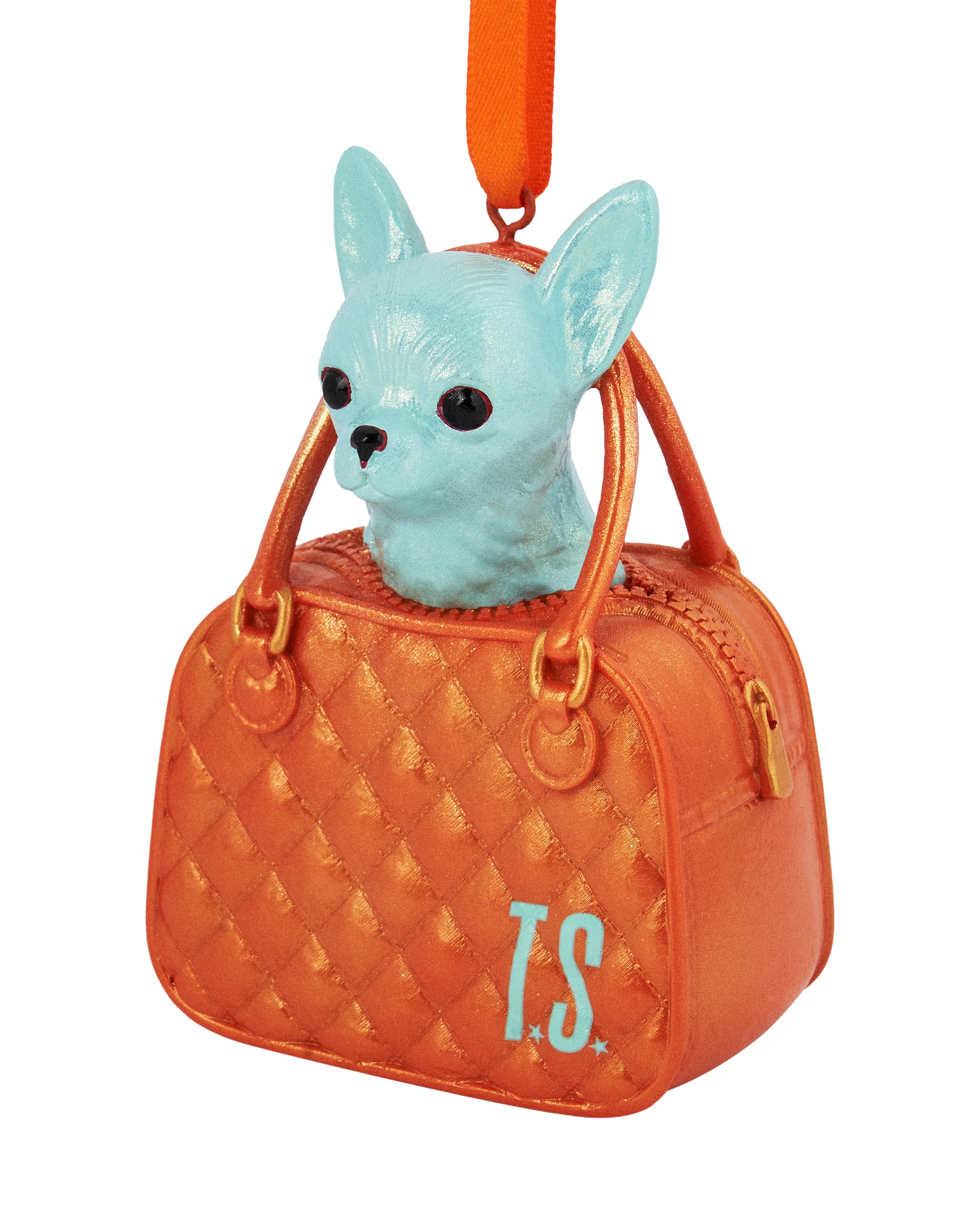 Toy Chihuahua Barking At Me From A Tiny Purse Ornament