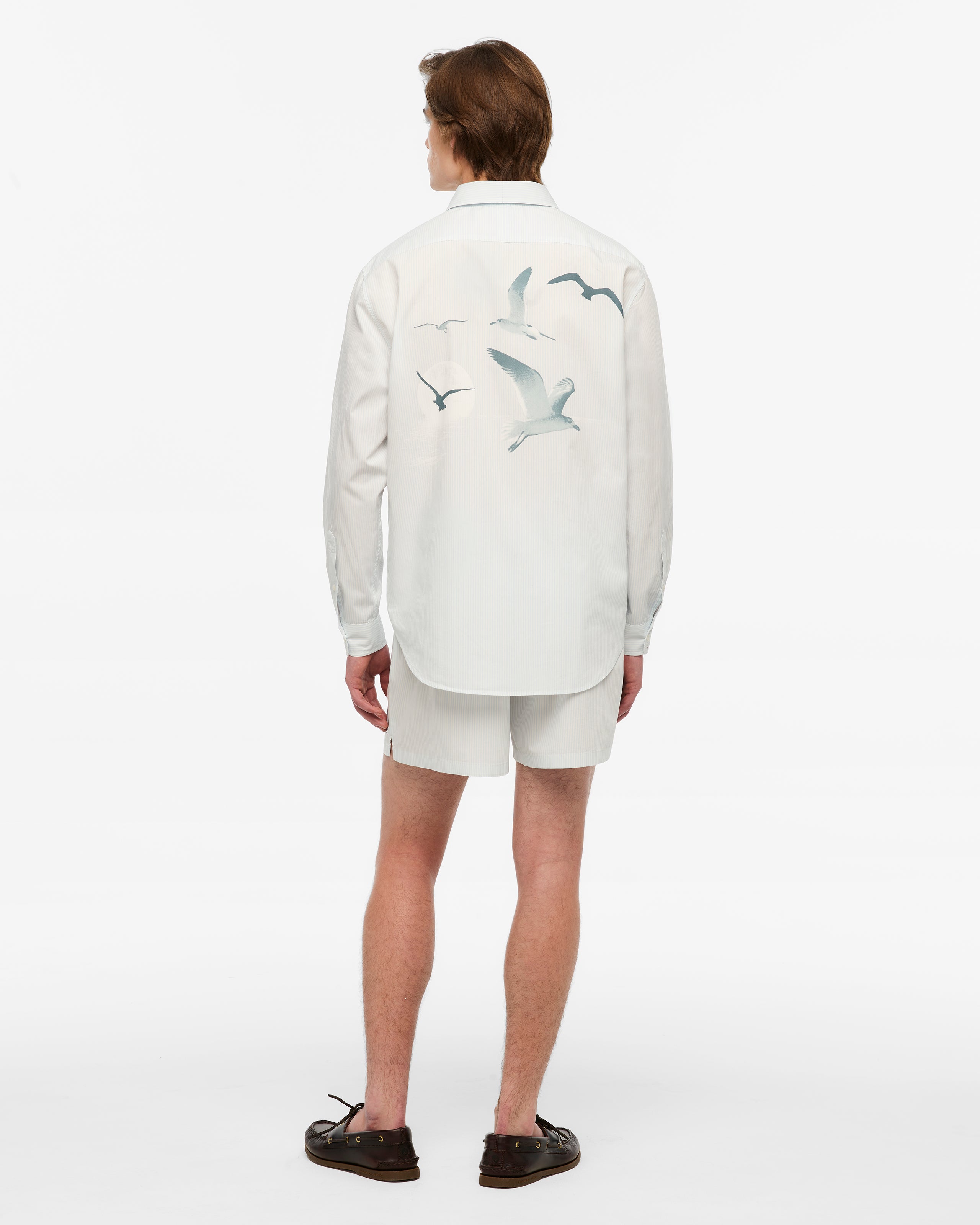 1989 (TAYLOR’S VERSION) SEAGULL BLUE STRIPE POPLIN SHIRT