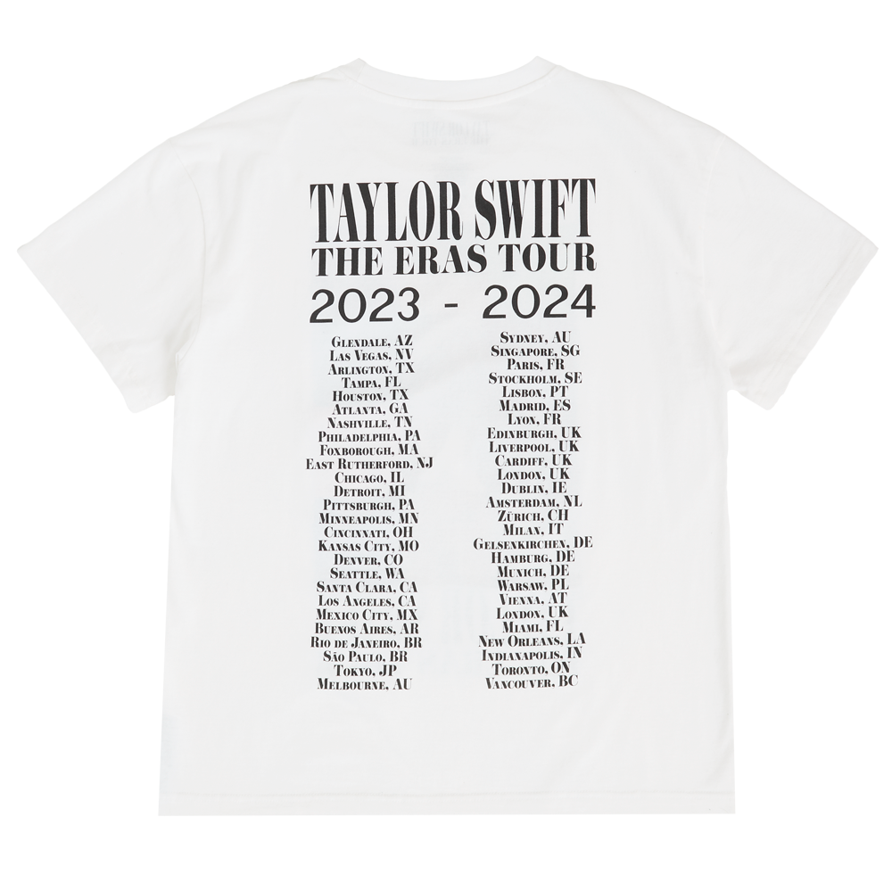 Taylor Swift | The Eras Tour Through Vancouver II White T-Shirt