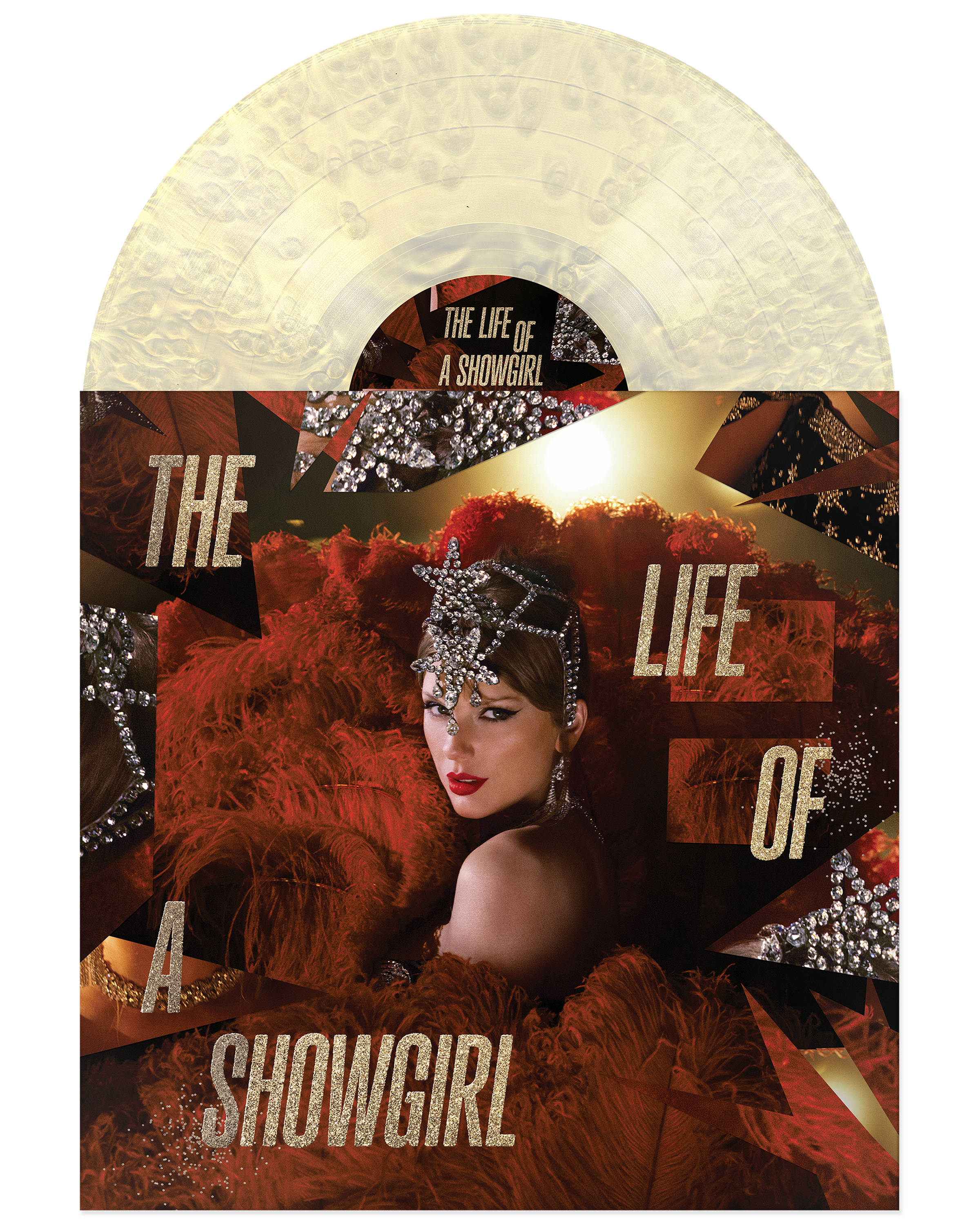 The Life of a Showgirl: The Tiny Bubbles in Champagne Edition (Vinyle Under Bright Lights Pearlescent)