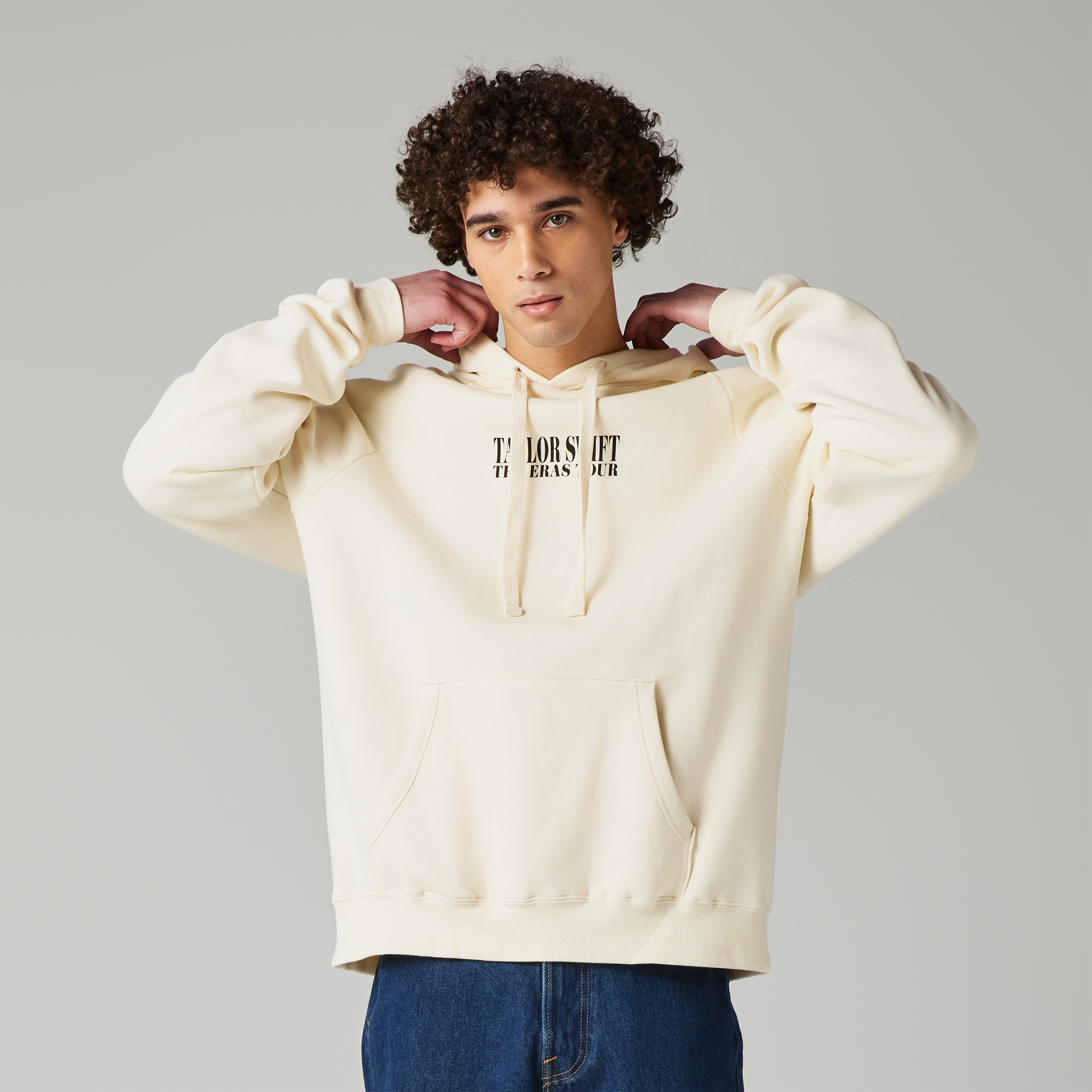 Taylor Swift The Eras Tour I Beige Hoodie