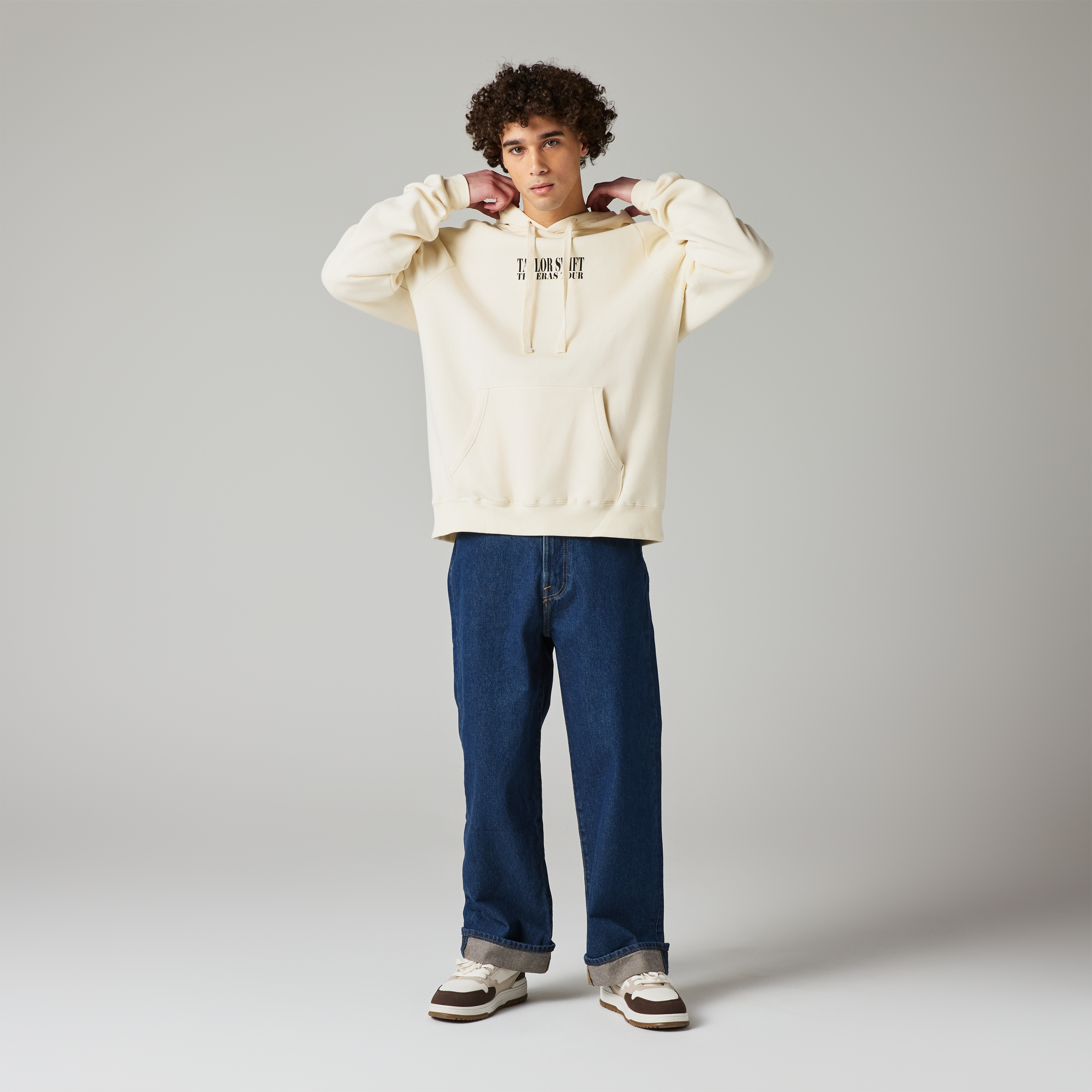 Taylor Swift The Eras Tour I Beige Hoodie