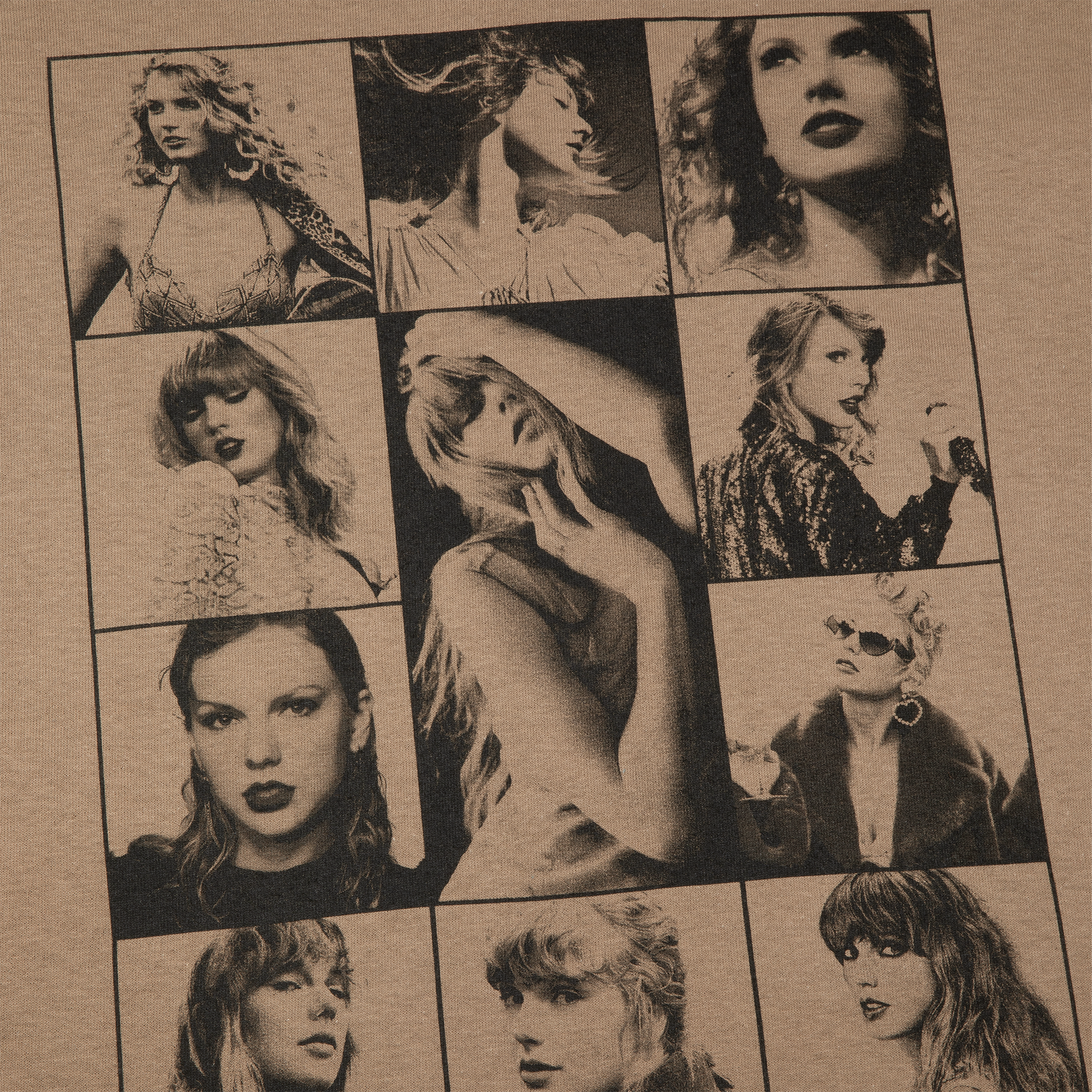 Taylor Swift The Eras Tour T-Shirt Brun