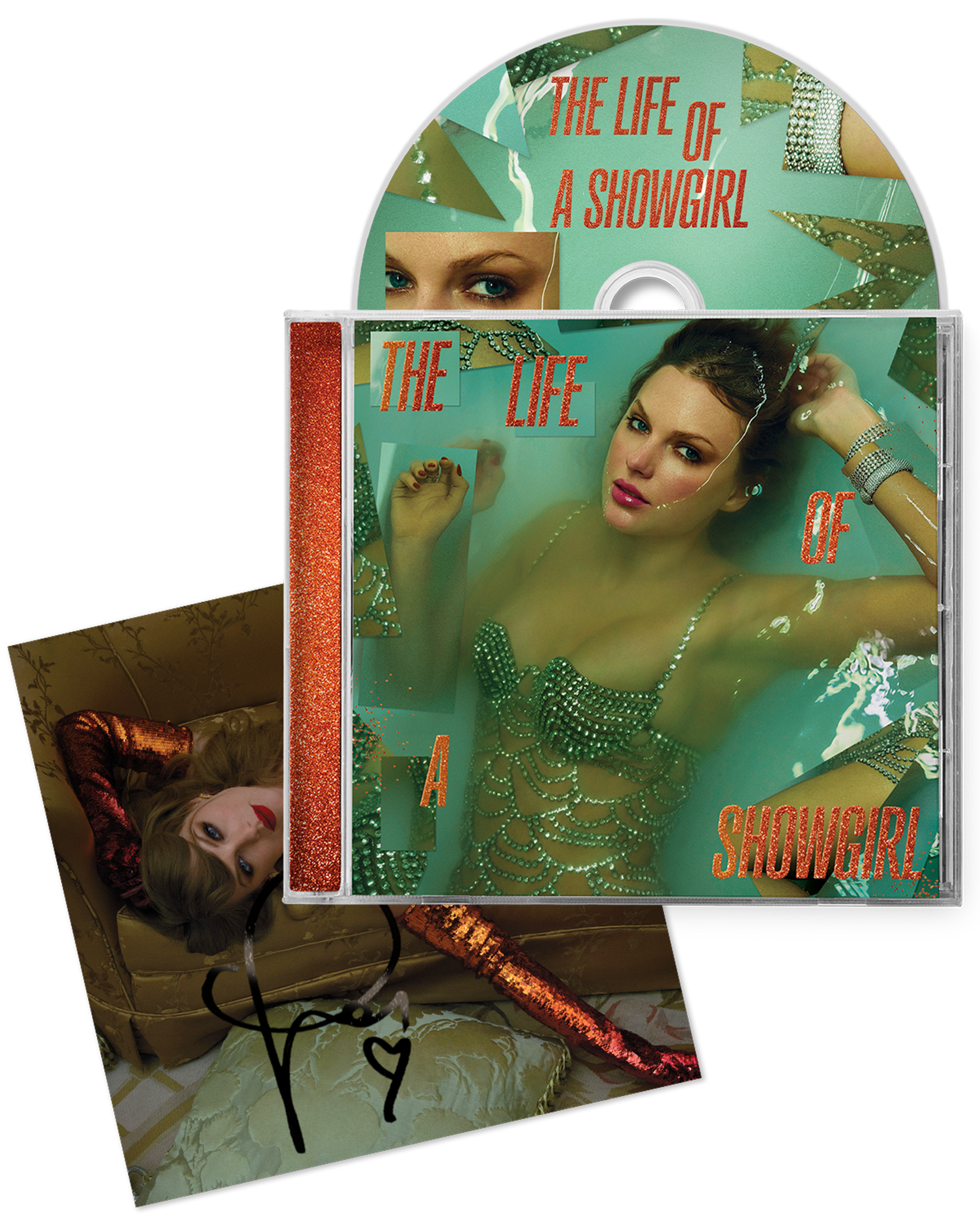 The Life of a Showgirl CD + Photo 2 Dédicacée à la main