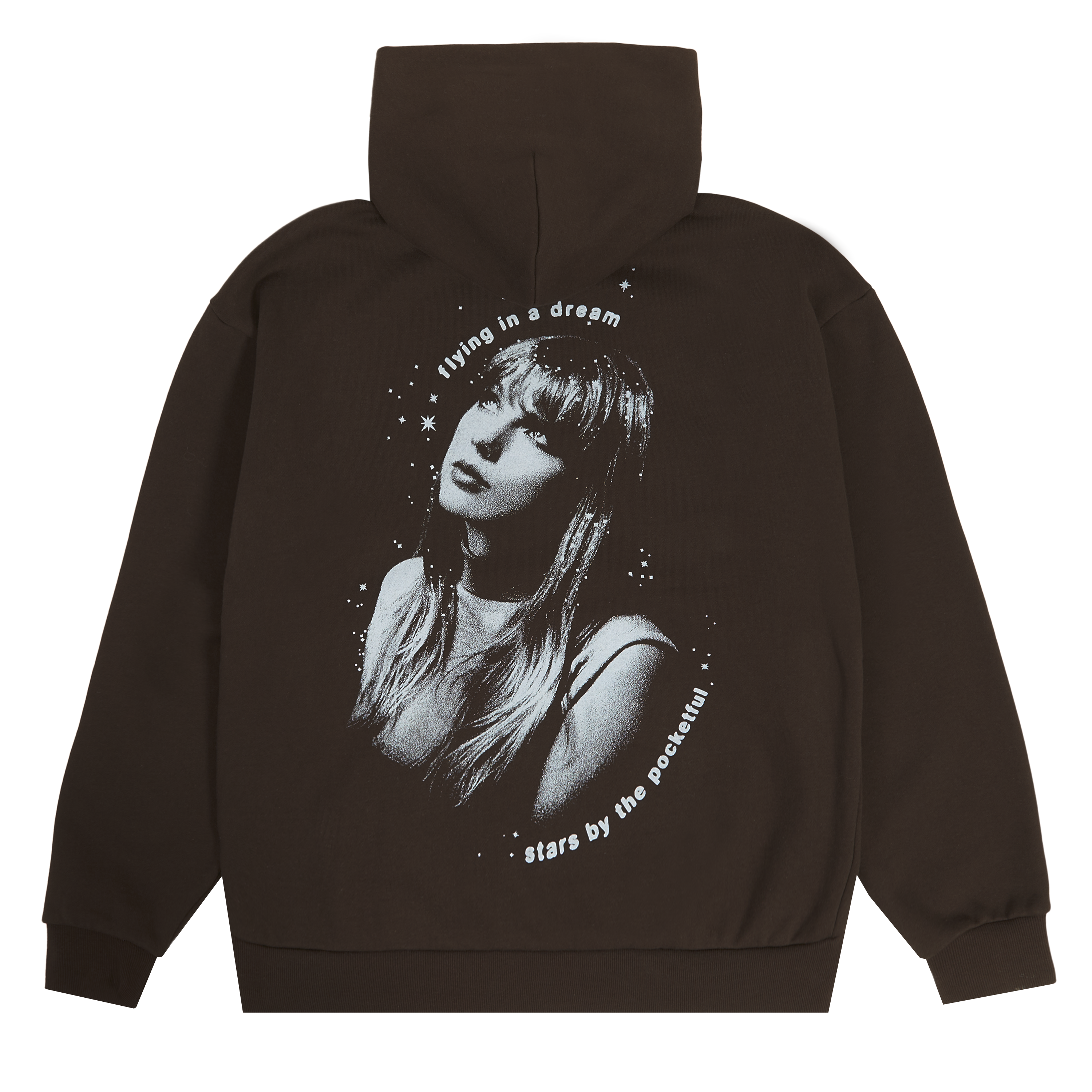 Taylor Swift Midnights Living In A Dream Hoodie Marron