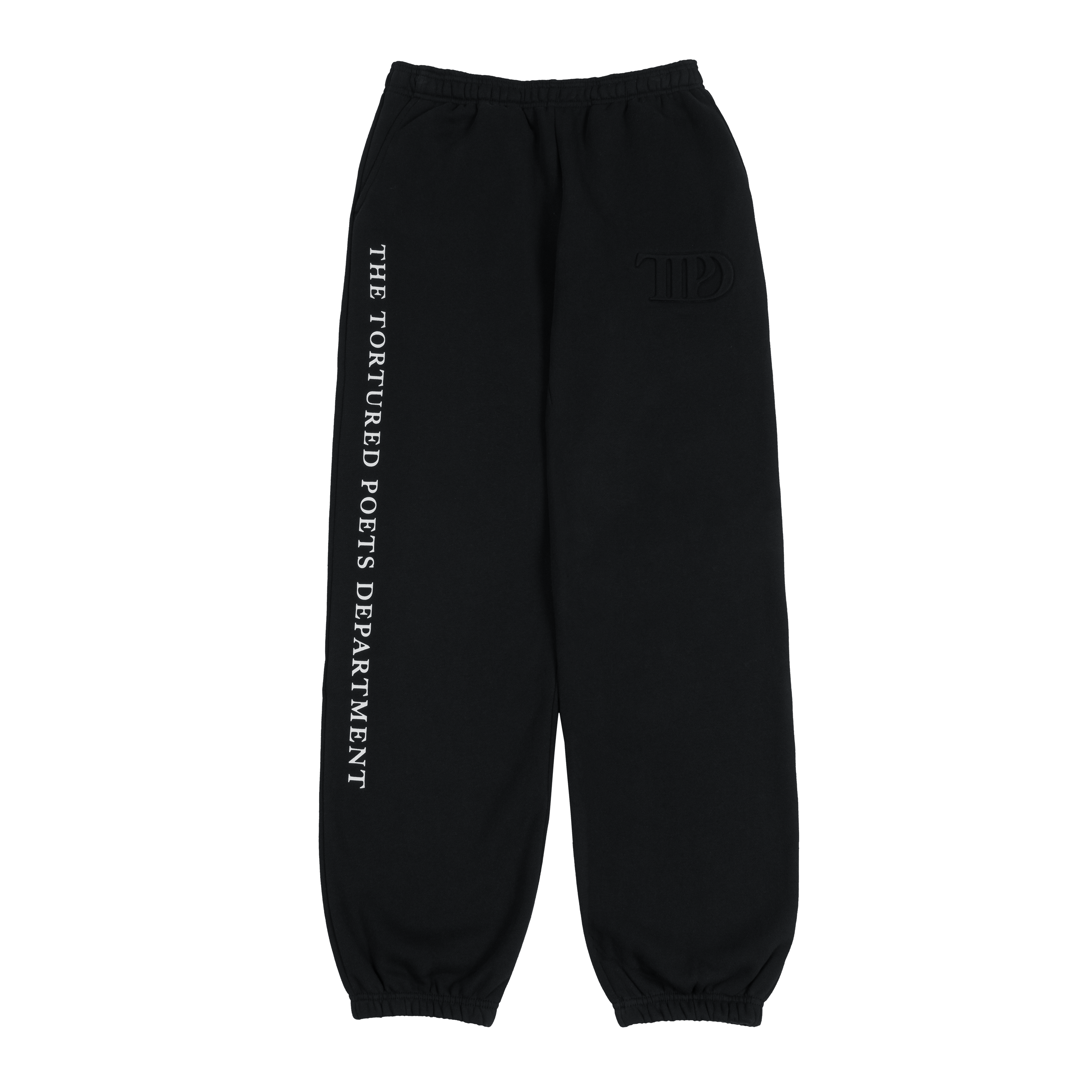 TTPD SWEATPANTS NOIR EMBOSSED