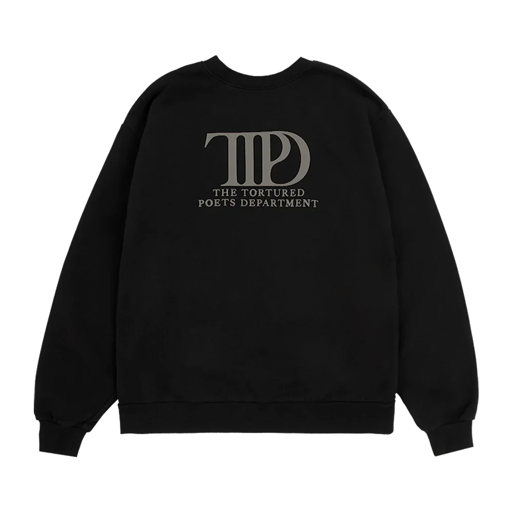 The Tortured Poets Department Crewneck noir