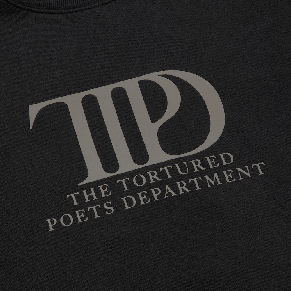 The Tortured Poets Department Crewneck noir