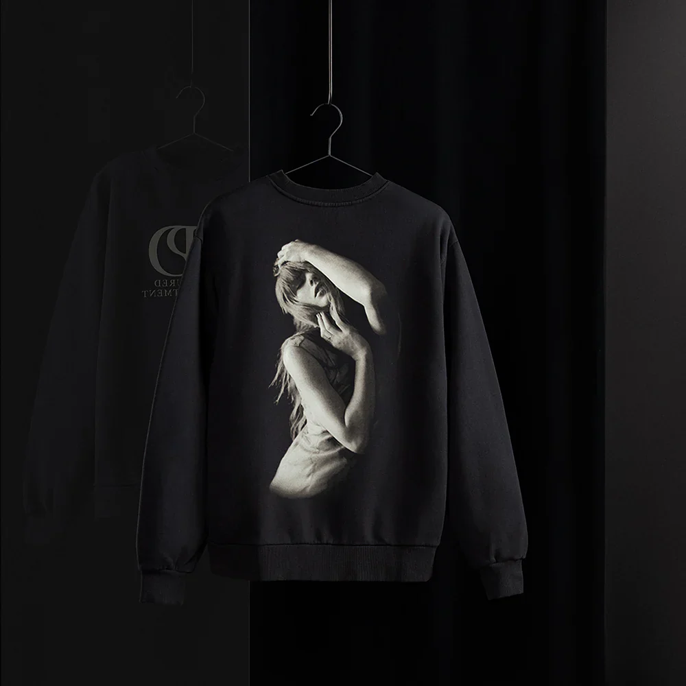 The Tortured Poets Department Crewneck noir