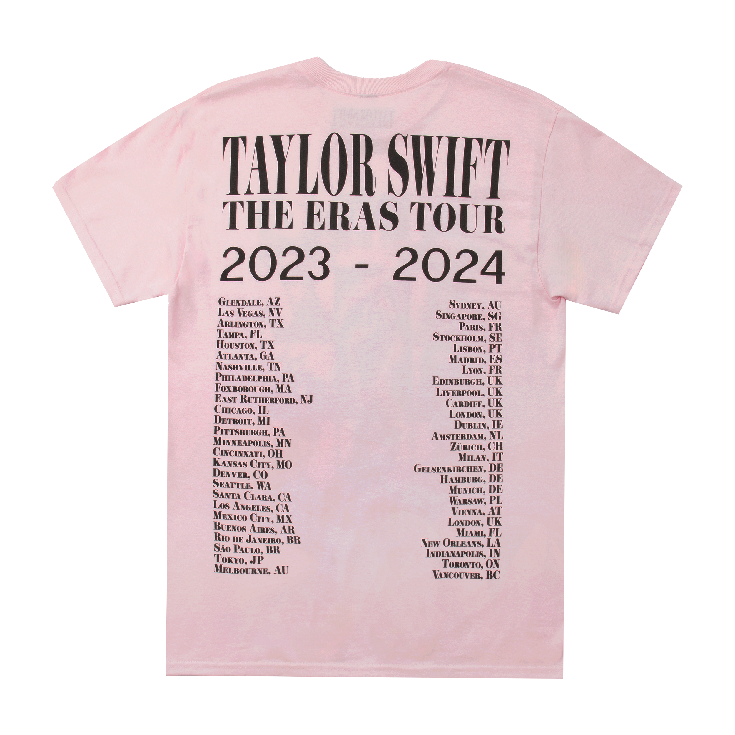 Taylor Swift The Eras Tour T-Shirt Rose