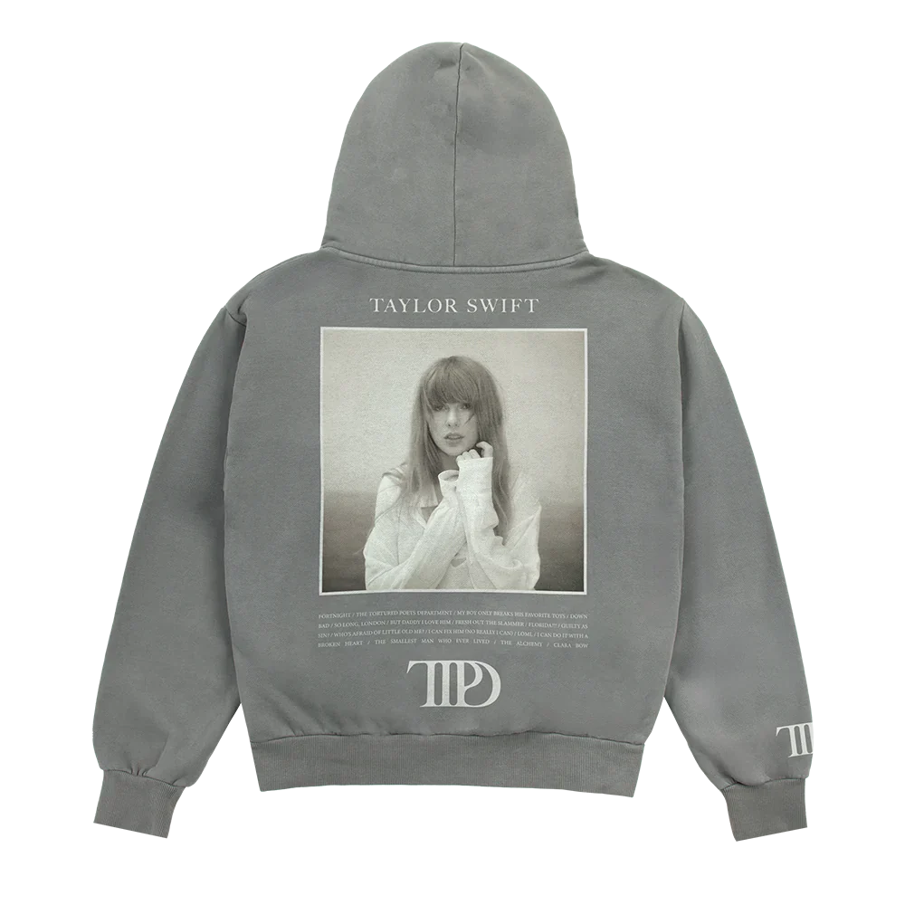 The Tortured Poets Department Hoodie Gris