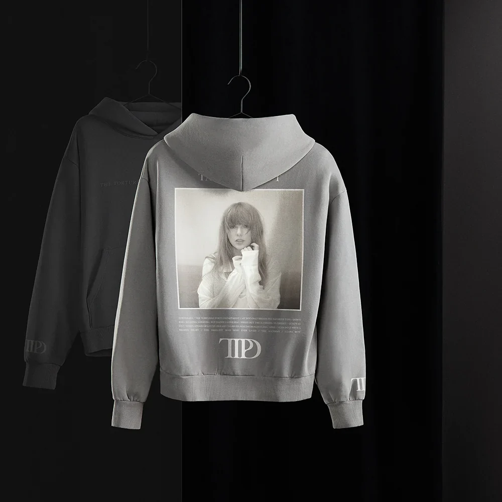 The Tortured Poets Department Hoodie Gris