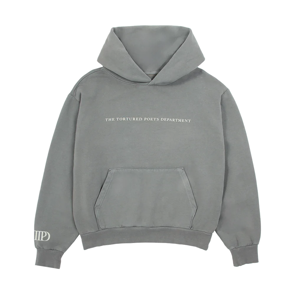 The Tortured Poets Department Hoodie Gris