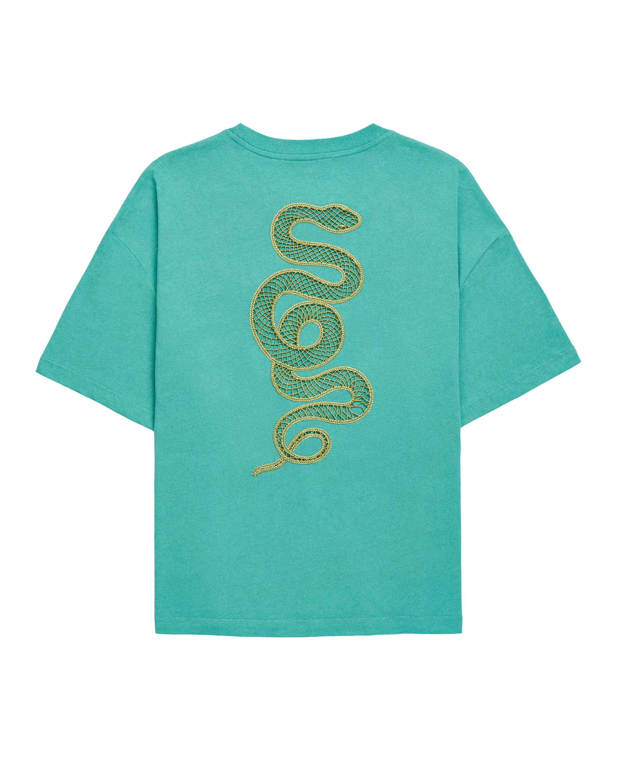 Island Breeze & the Lights Down Low Crochet Snake Tee