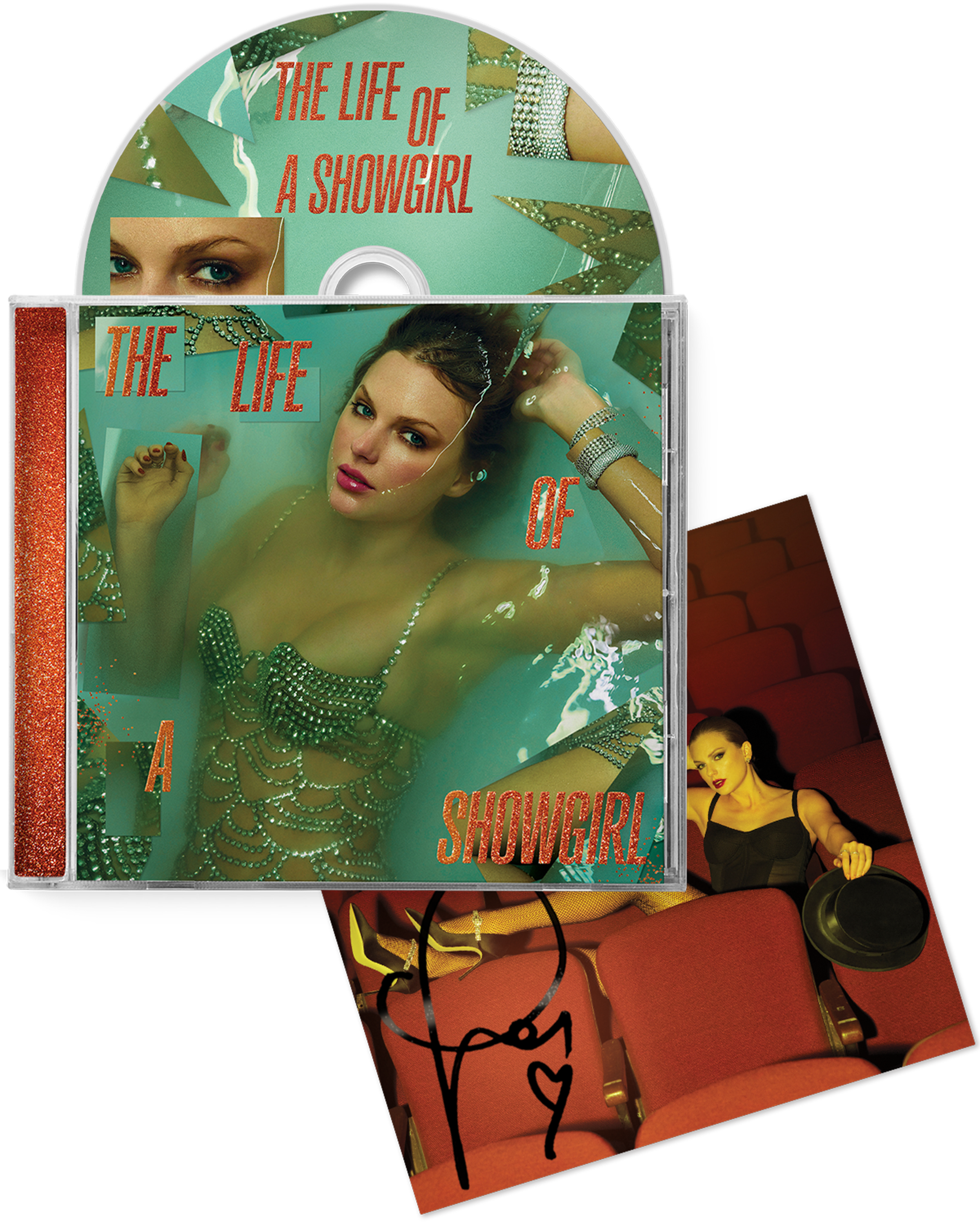 The Life of a Showgirl CD + Photo 4 Dédicacée à la main
