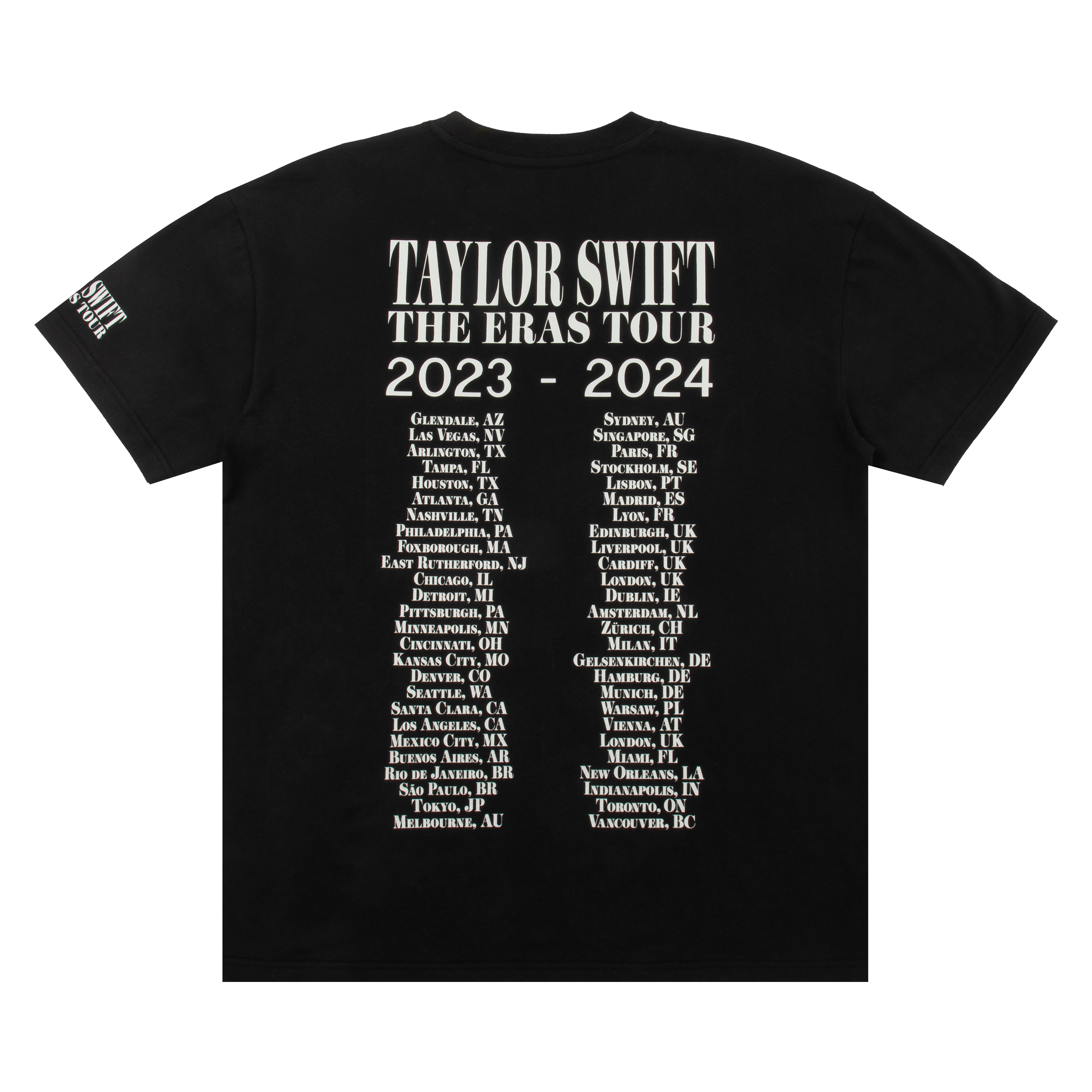 Taylor Swift | The Eras Tour II T-Shirt Noir