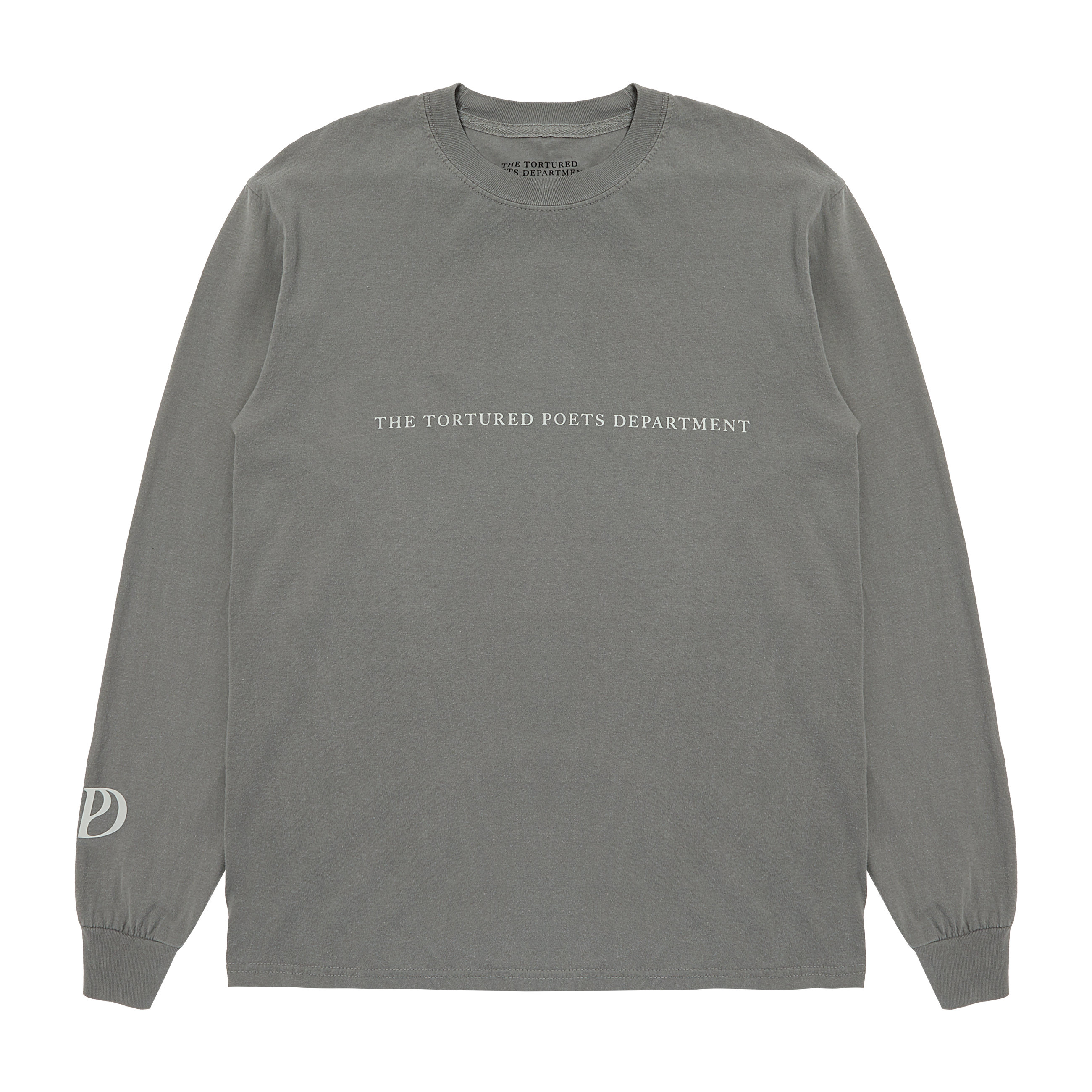 The Tortured Poets Department Photo T-Shirt Gris Manches Longues