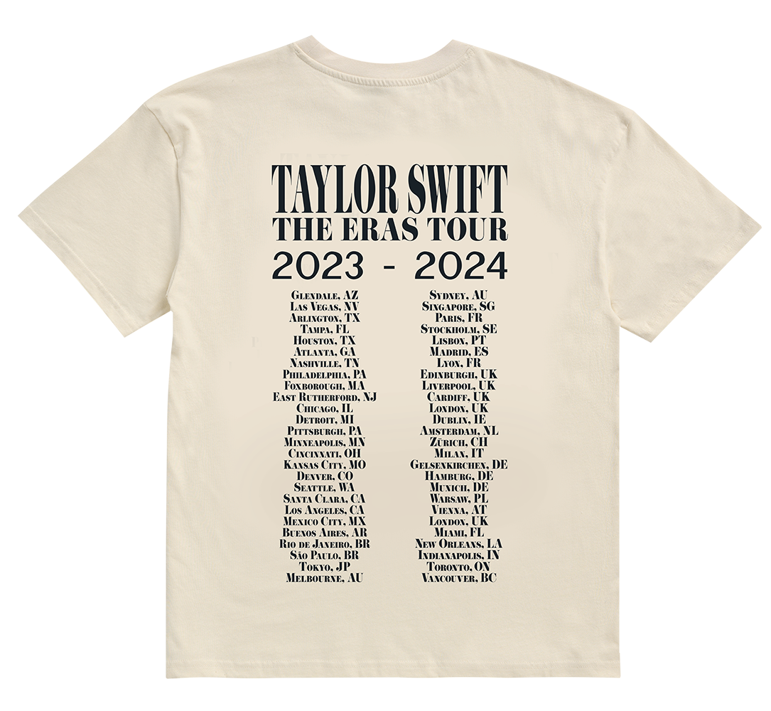 Taylor Swift The Eras Tour II Beige T-Shirt