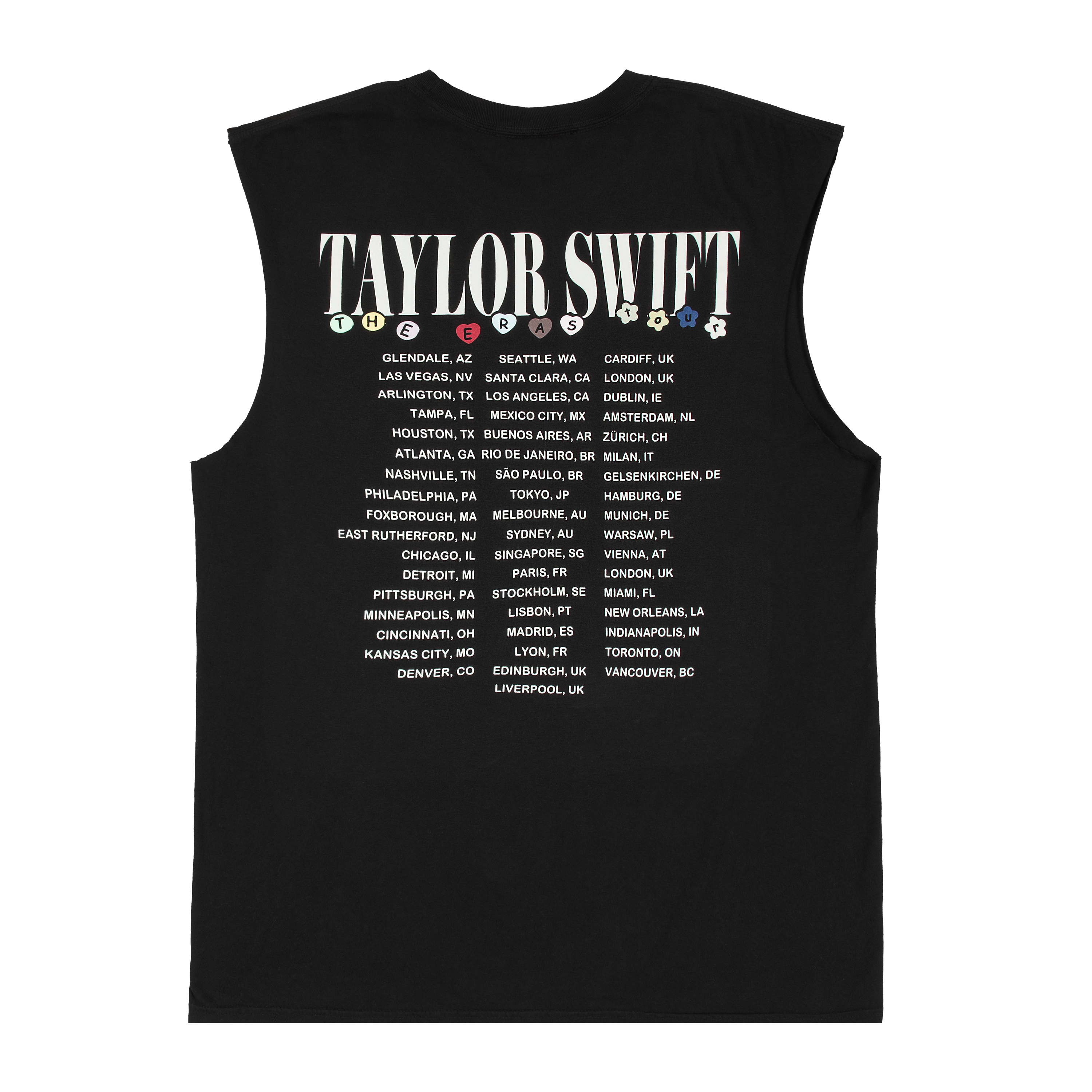 TAYLOR SWIFT | THE ERAS TOUR Heart Hands Oversized Muscle Tank