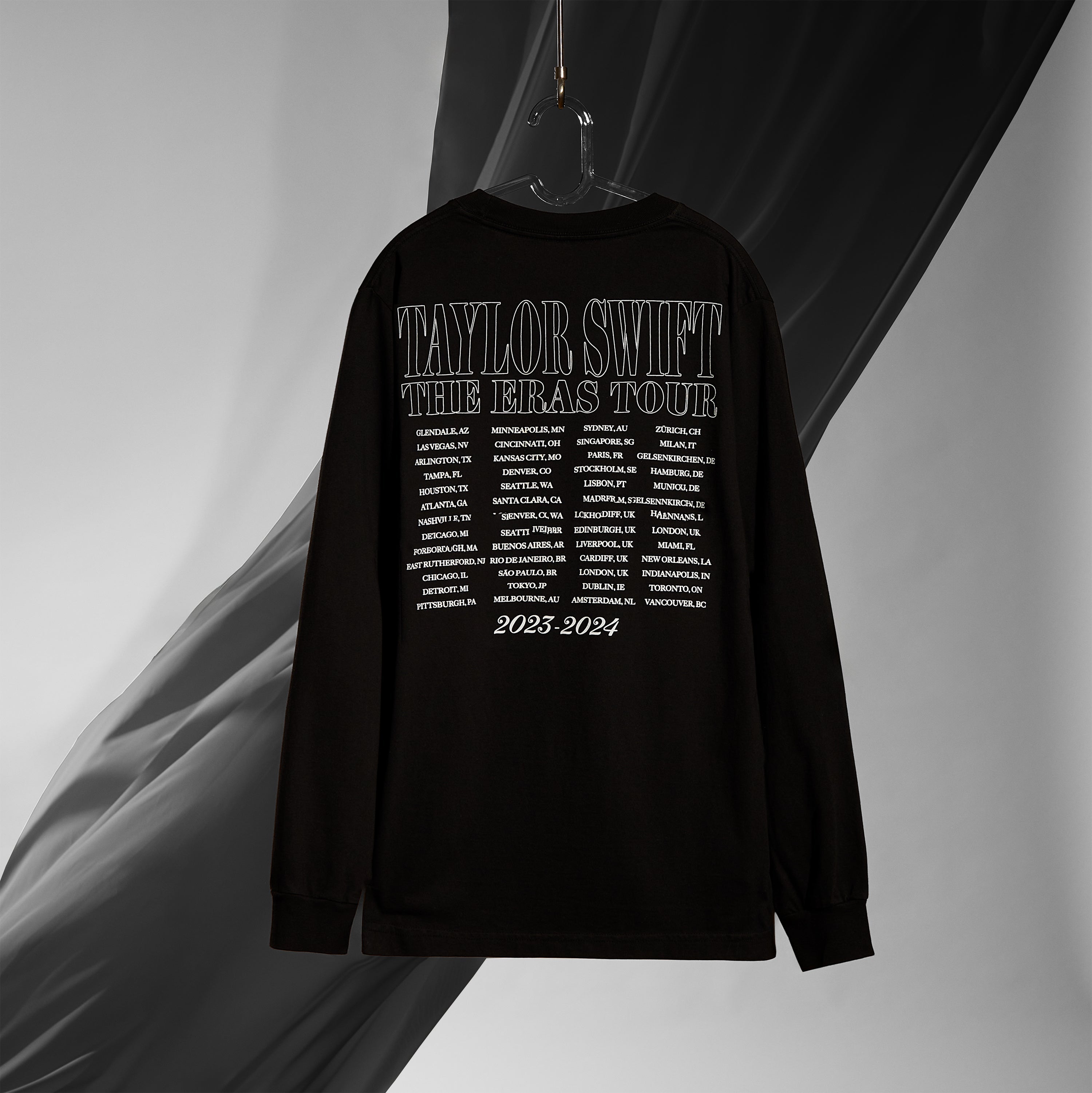 TAYLOR SWIFT | THE ERAS TOUR TTPD Live Photo Long Sleeve Oversized T-Shirt