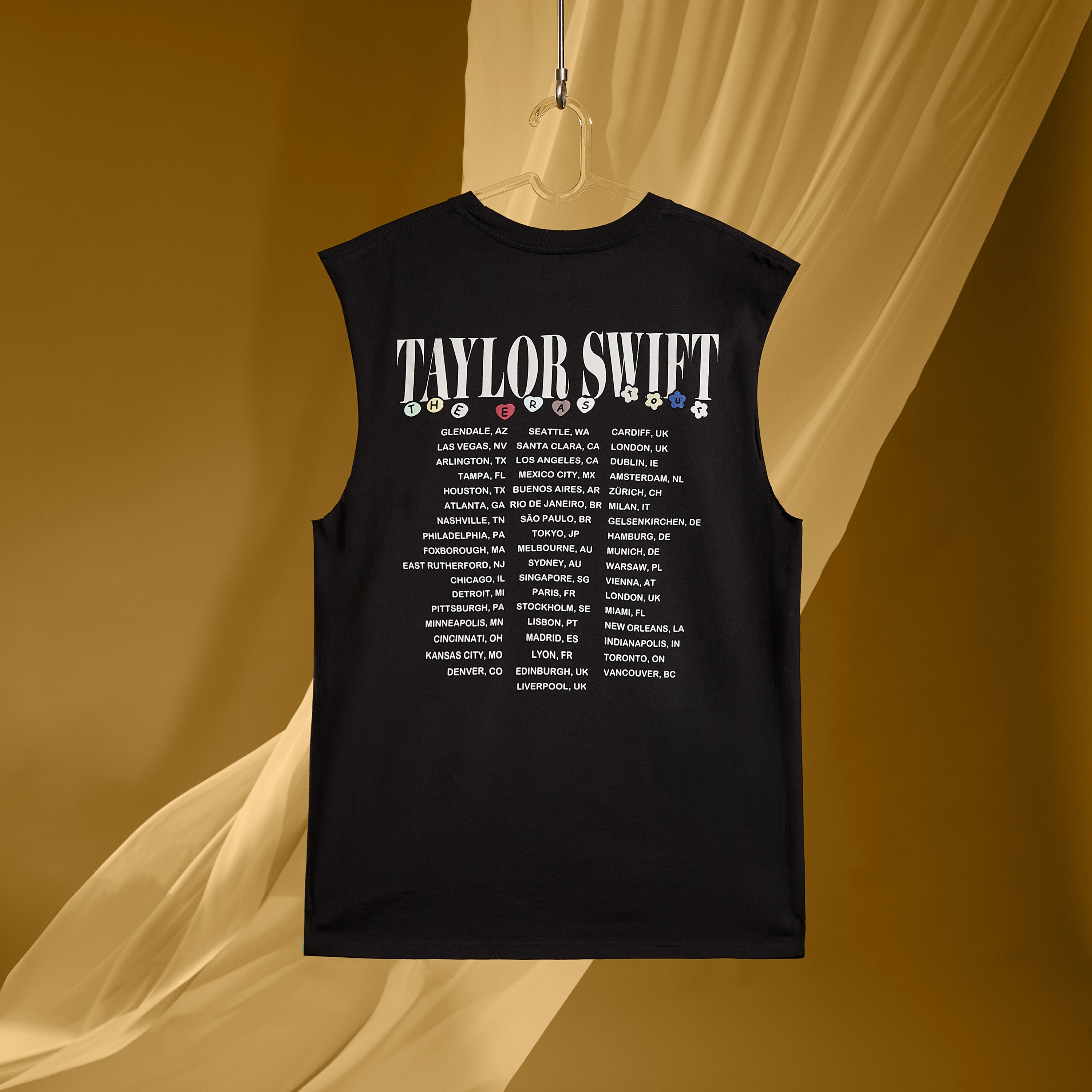 TAYLOR SWIFT | THE ERAS TOUR Heart Hands Oversized Muscle Tank