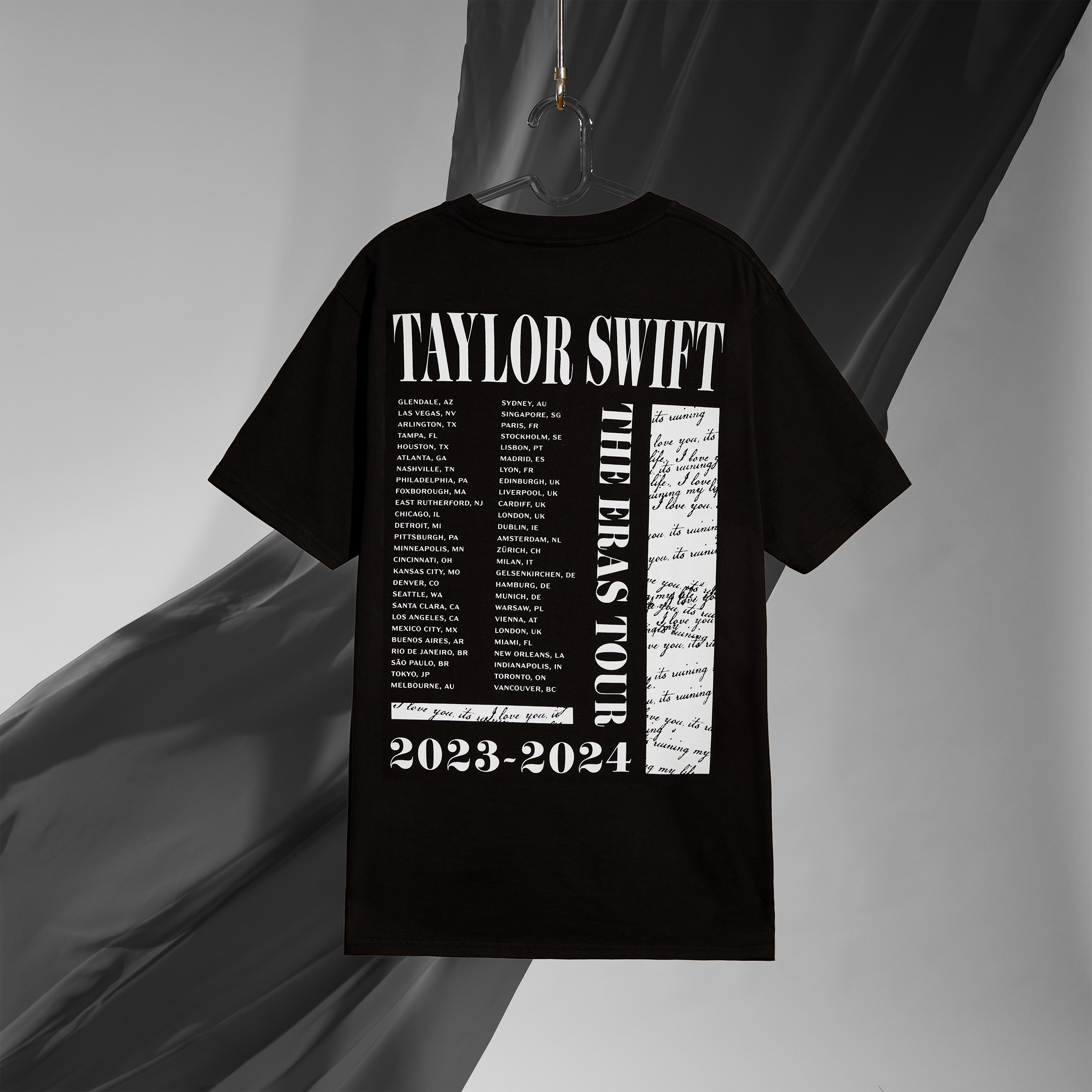 TAYLOR SWIFT | THE ERAS TOUR TTPD Live Photo Oversized T-Shirt