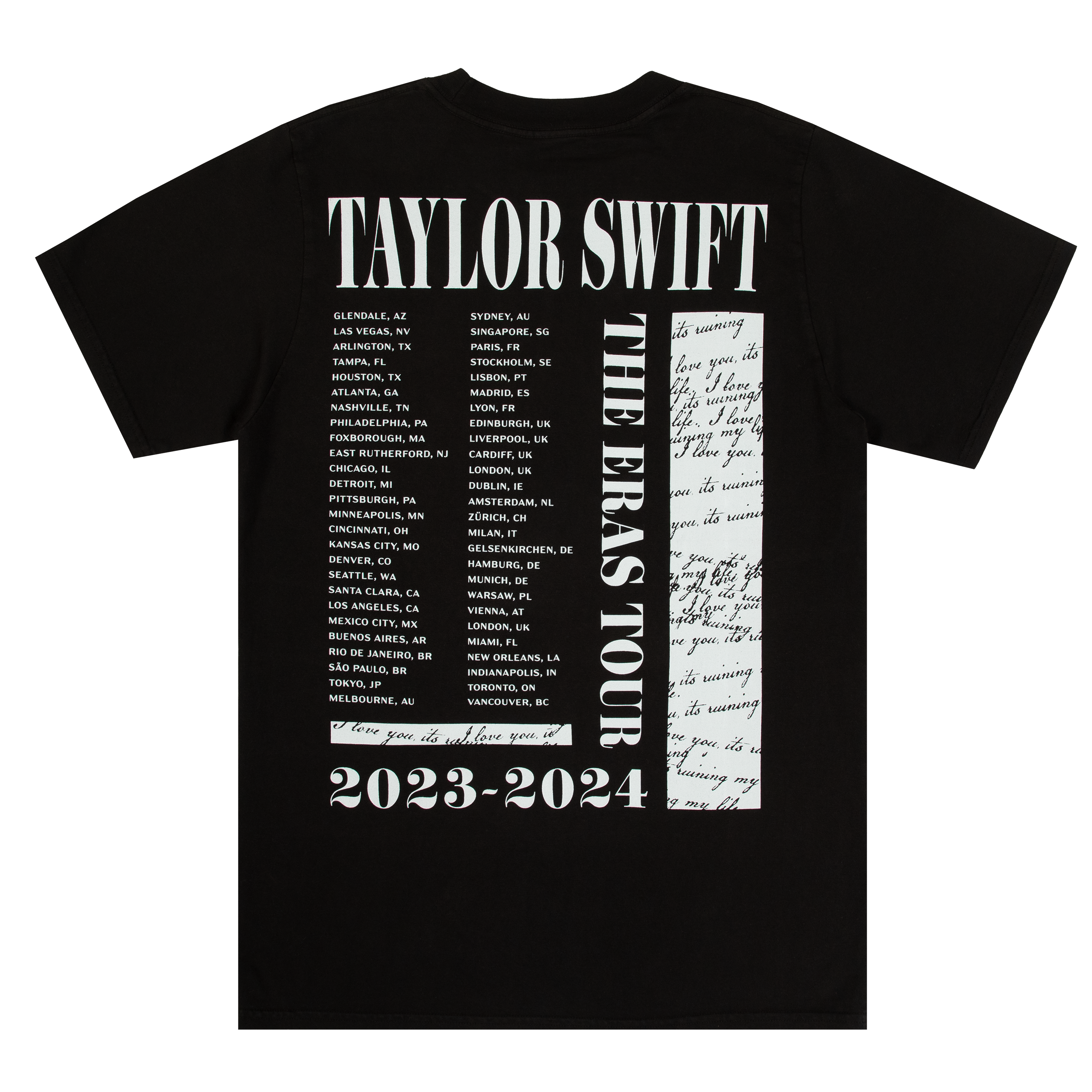 TAYLOR SWIFT | THE ERAS TOUR TTPD Live Photo Oversized T-Shirt