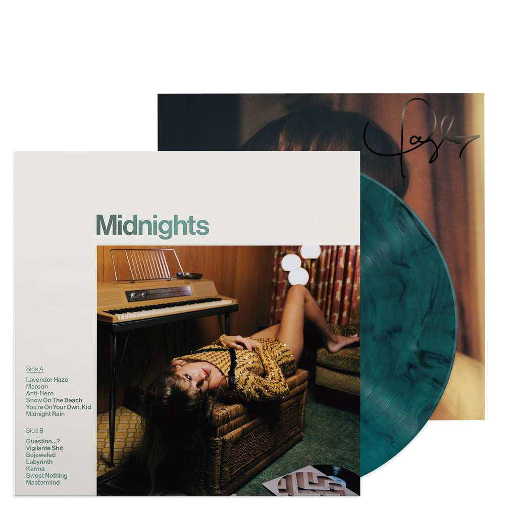 Midnights : Edition Vinyle Vert Jade dédicacé